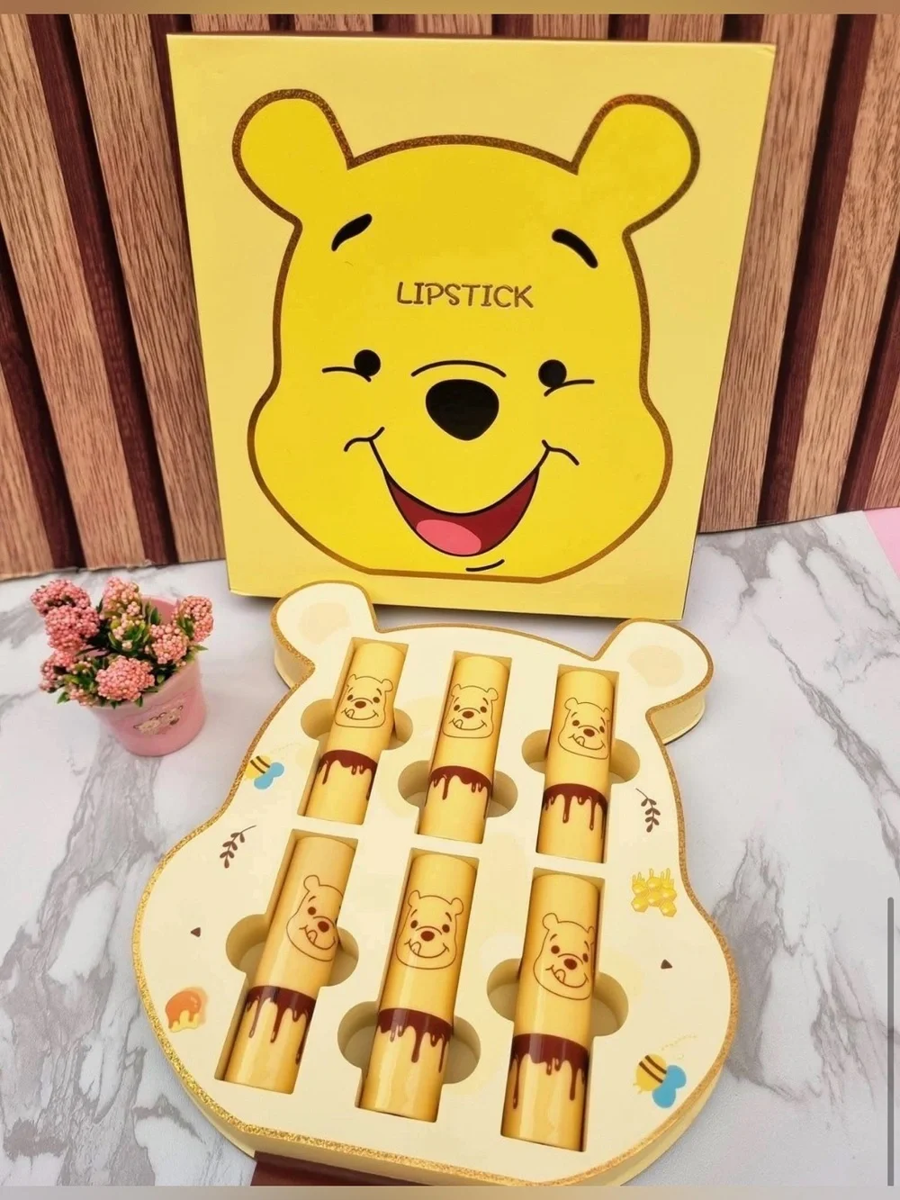 NEW Winnie the Pooh 6PC scented lipstick collection